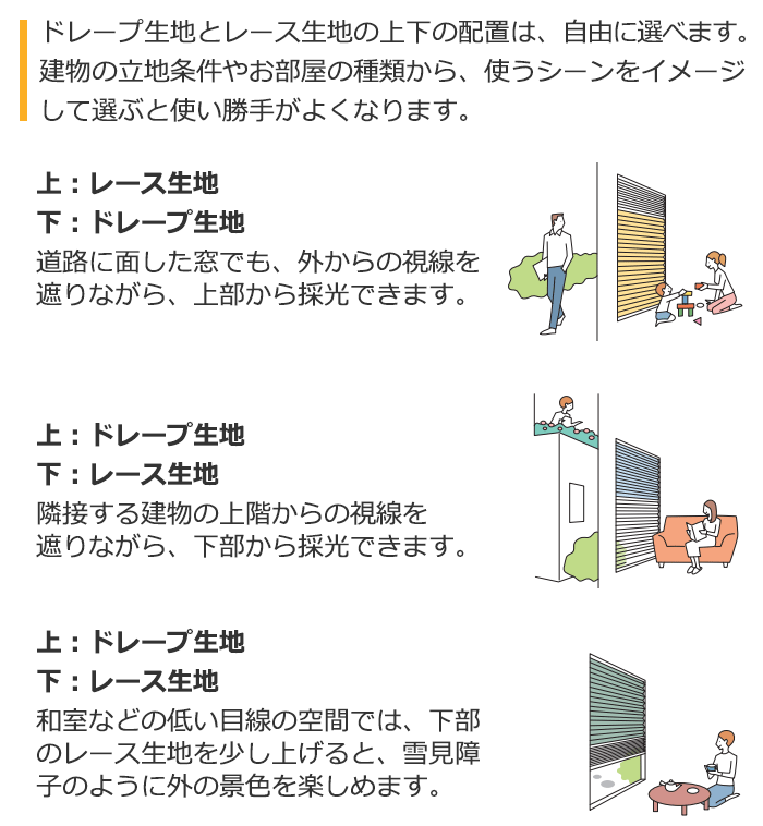 ペア プリーツスクリーンの特長